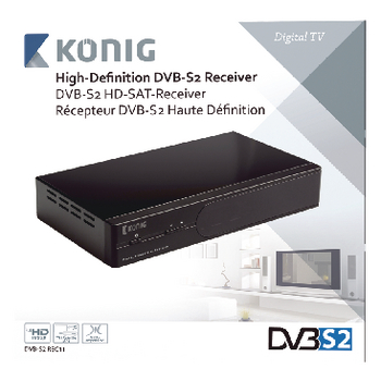 DVB-S2 REC11 Full hd dvb-s2 ontvanger 1080p Verpakking foto
